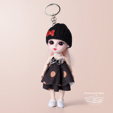 Mini Fashion Doll Keychain