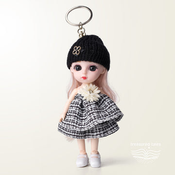 Mini Fashion Doll Keychain