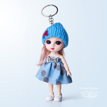 Mini Fashion Doll Keychain