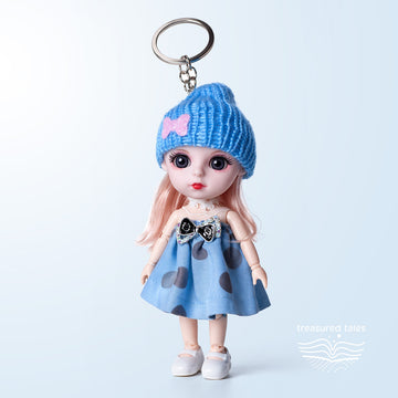 Mini Fashion Doll Keychain