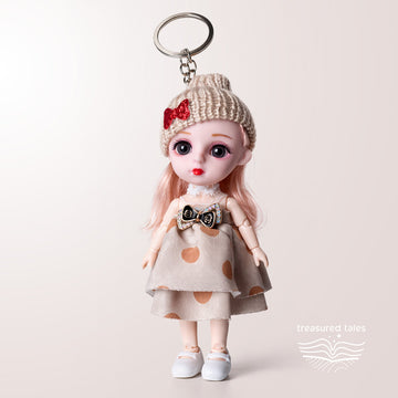 Mini Fashion Doll Keychain