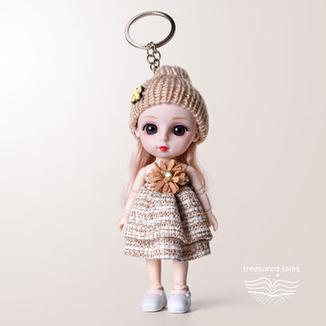 Mini Fashion Doll Keychain