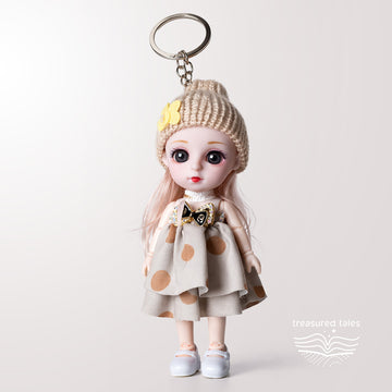 Mini Fashion Doll Keychain