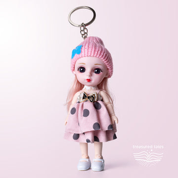 Mini Fashion Doll Keychain