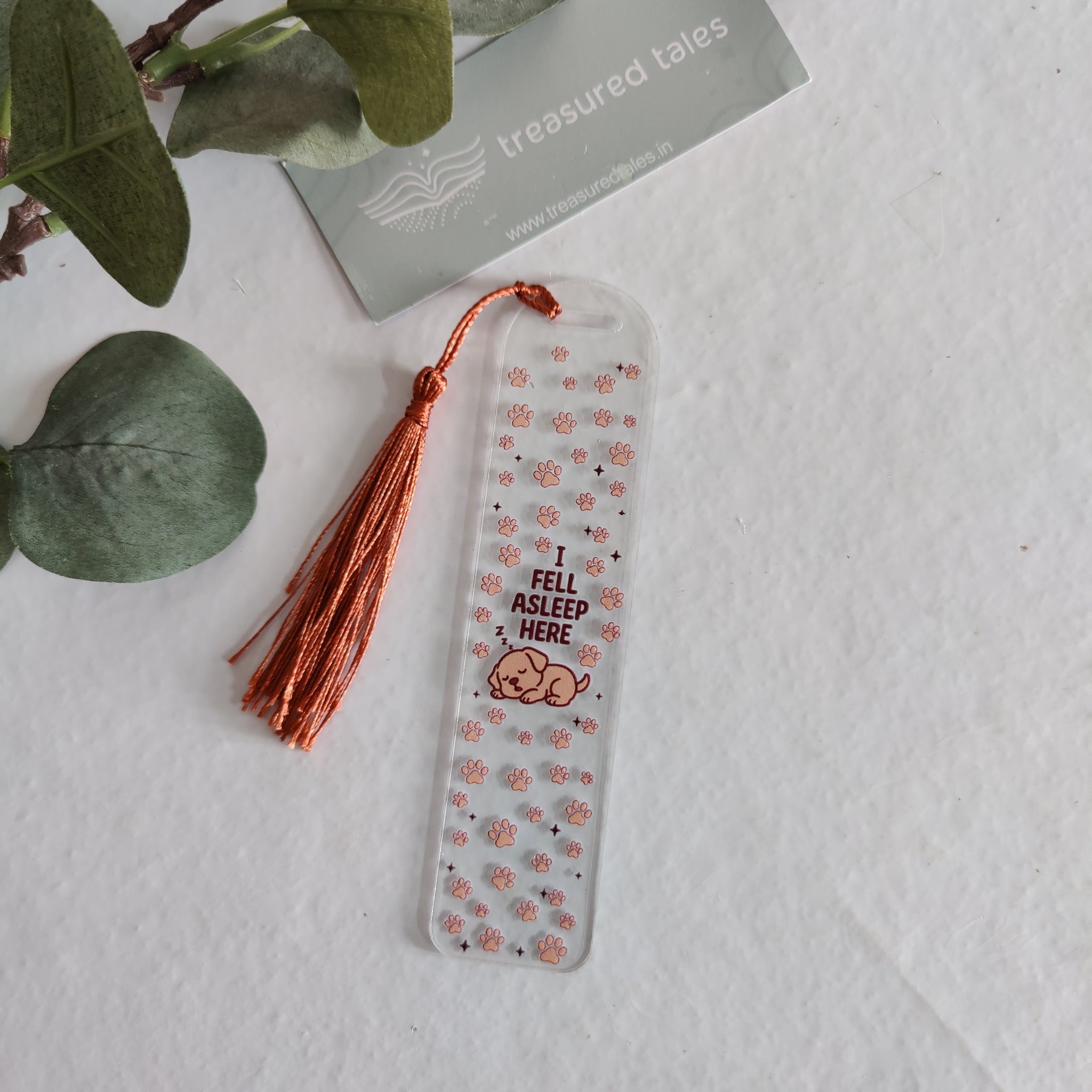 I Fell Asleep Here DOG Acrylic Bookmark