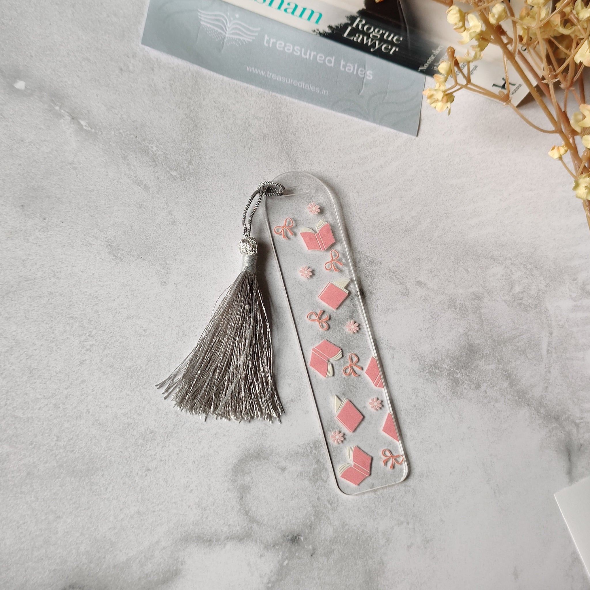 Book Lover Acrylic Bookmark