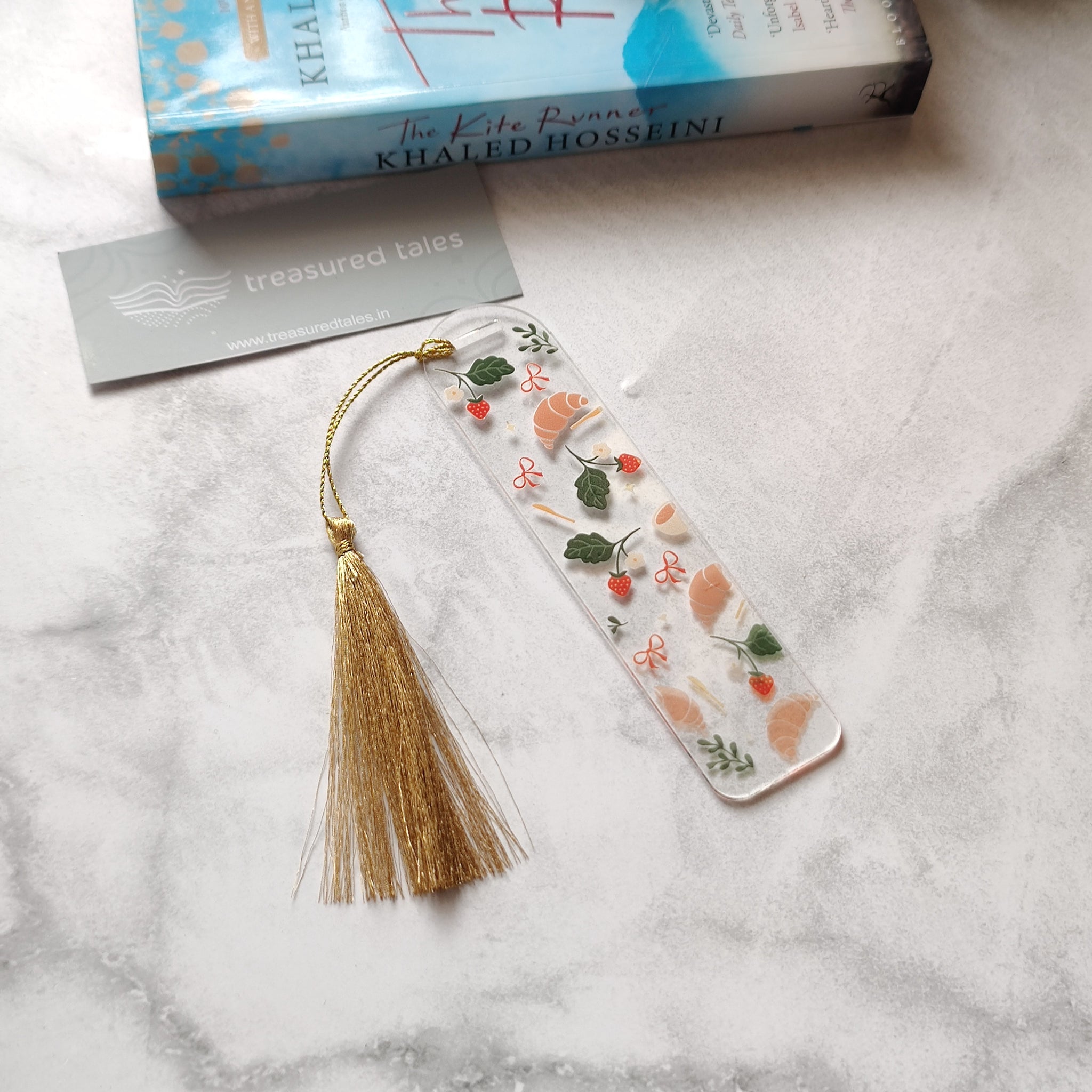 Coffee Time Acrylic Bookmark