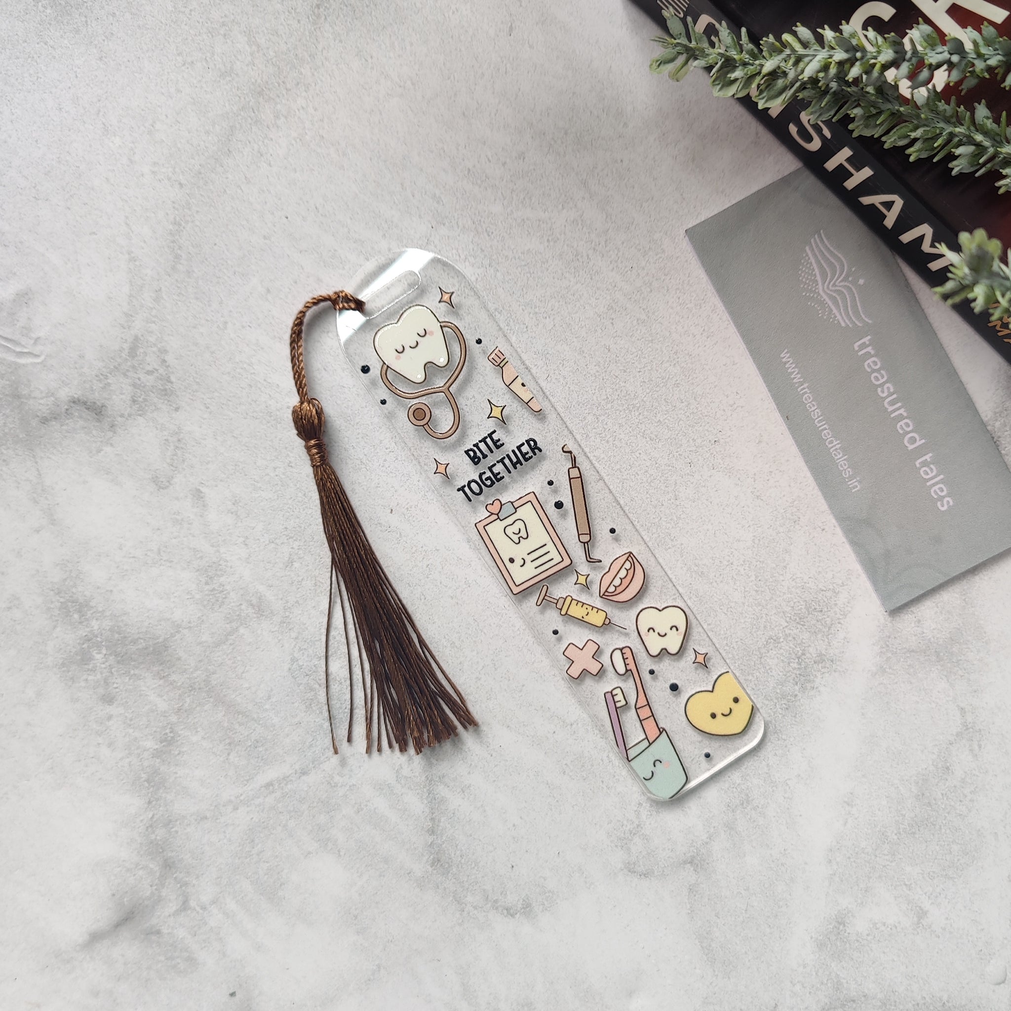 Bite Together Dental Acrylic Bookmark