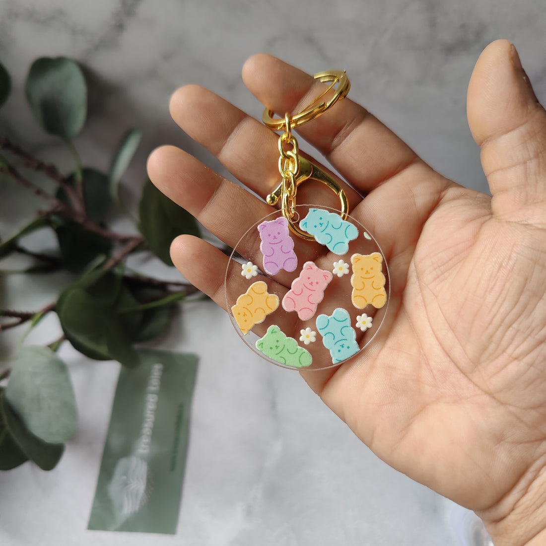 Gummy Bear Acrylic Keychain