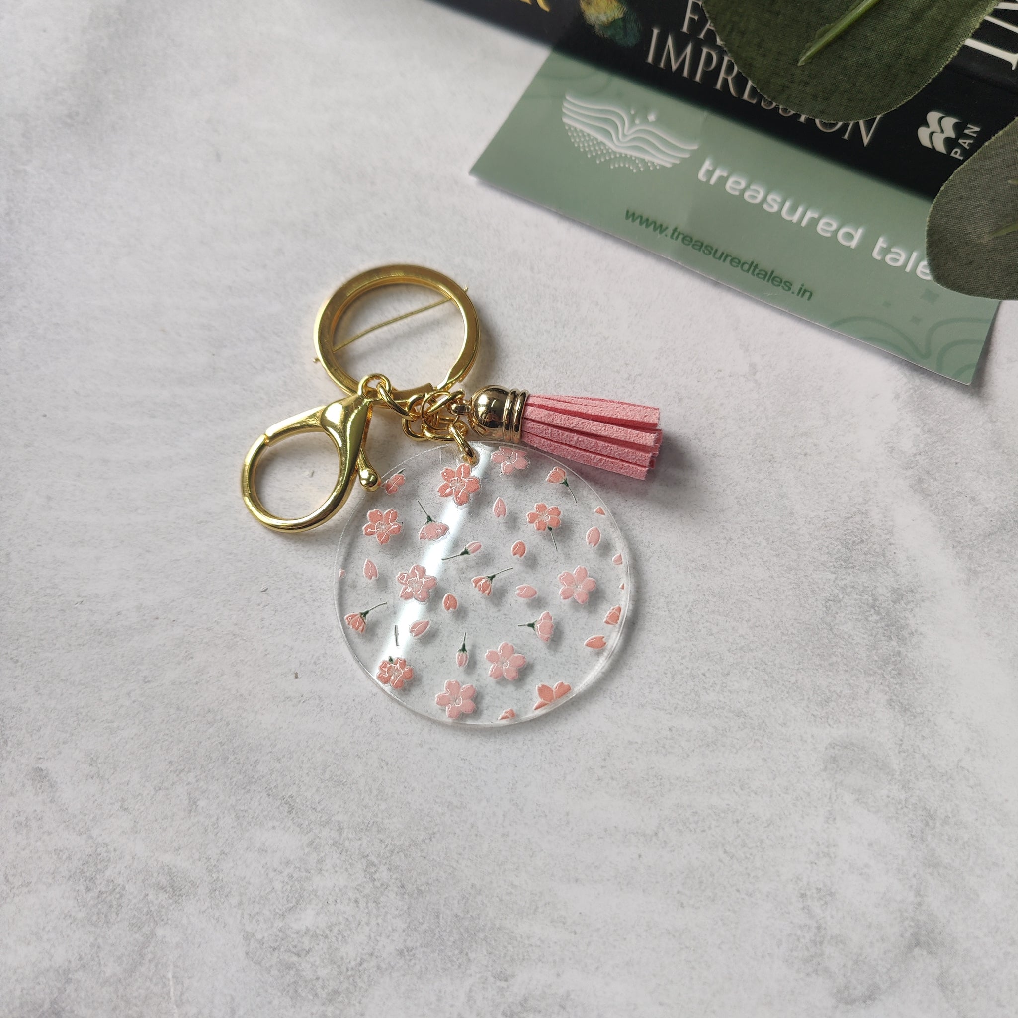 Sakura Flowers Acrylic Keychain