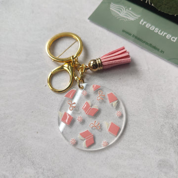 Book Lover Acrylic Keychain