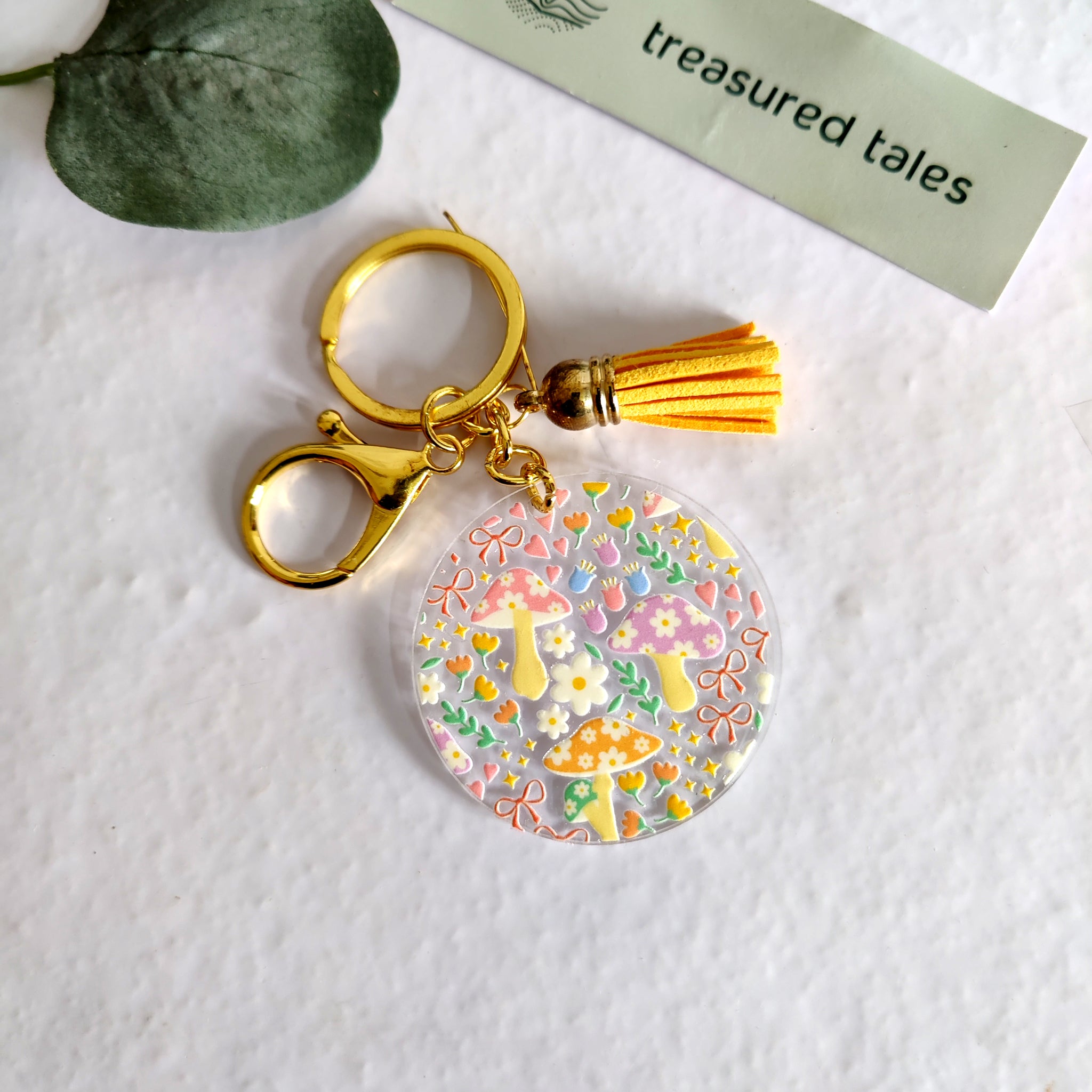 Wild Mushroom Acrylic Keychain
