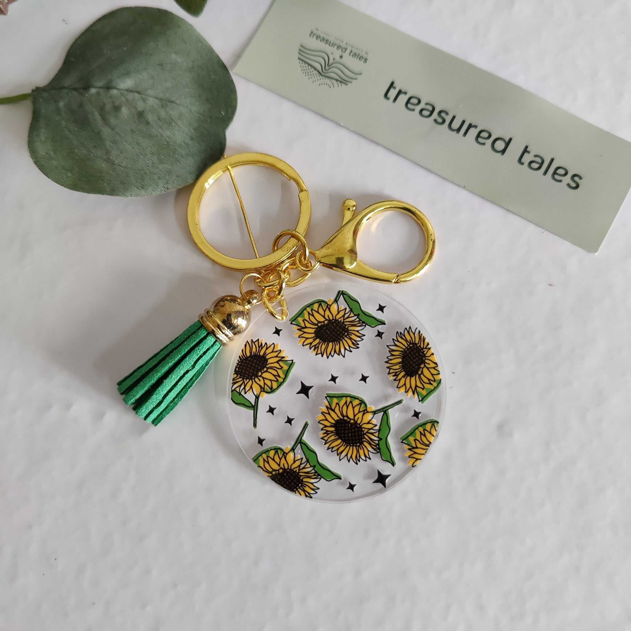 Sunflower Acrylic Keychain