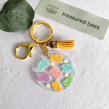 Gummy Bear Acrylic Keychain