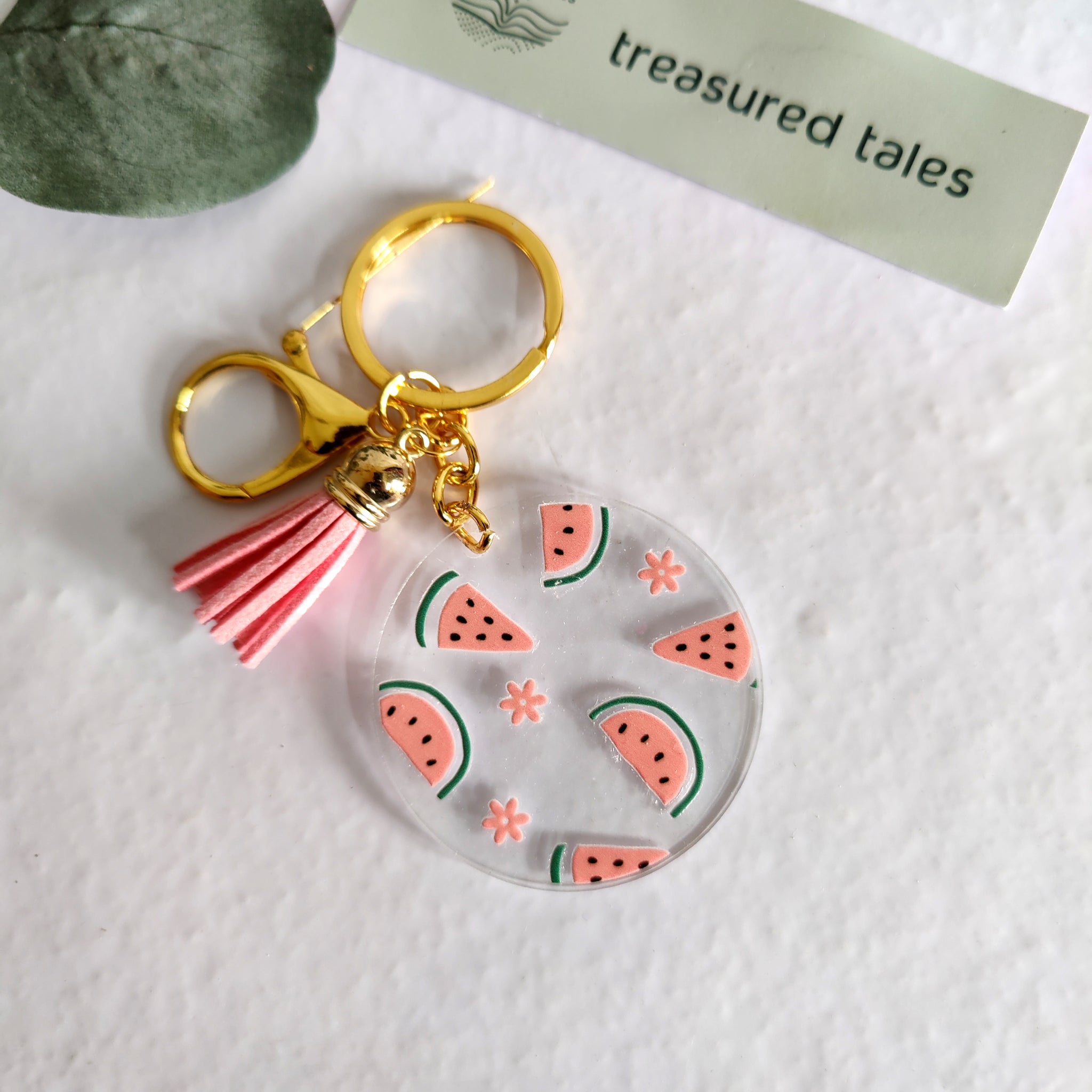 Watermelon Acrylic Keychain