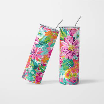 Floral Tumbler - 600 ml