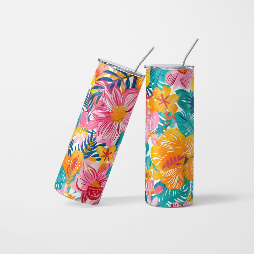 Floral Tumbler - 600 ml