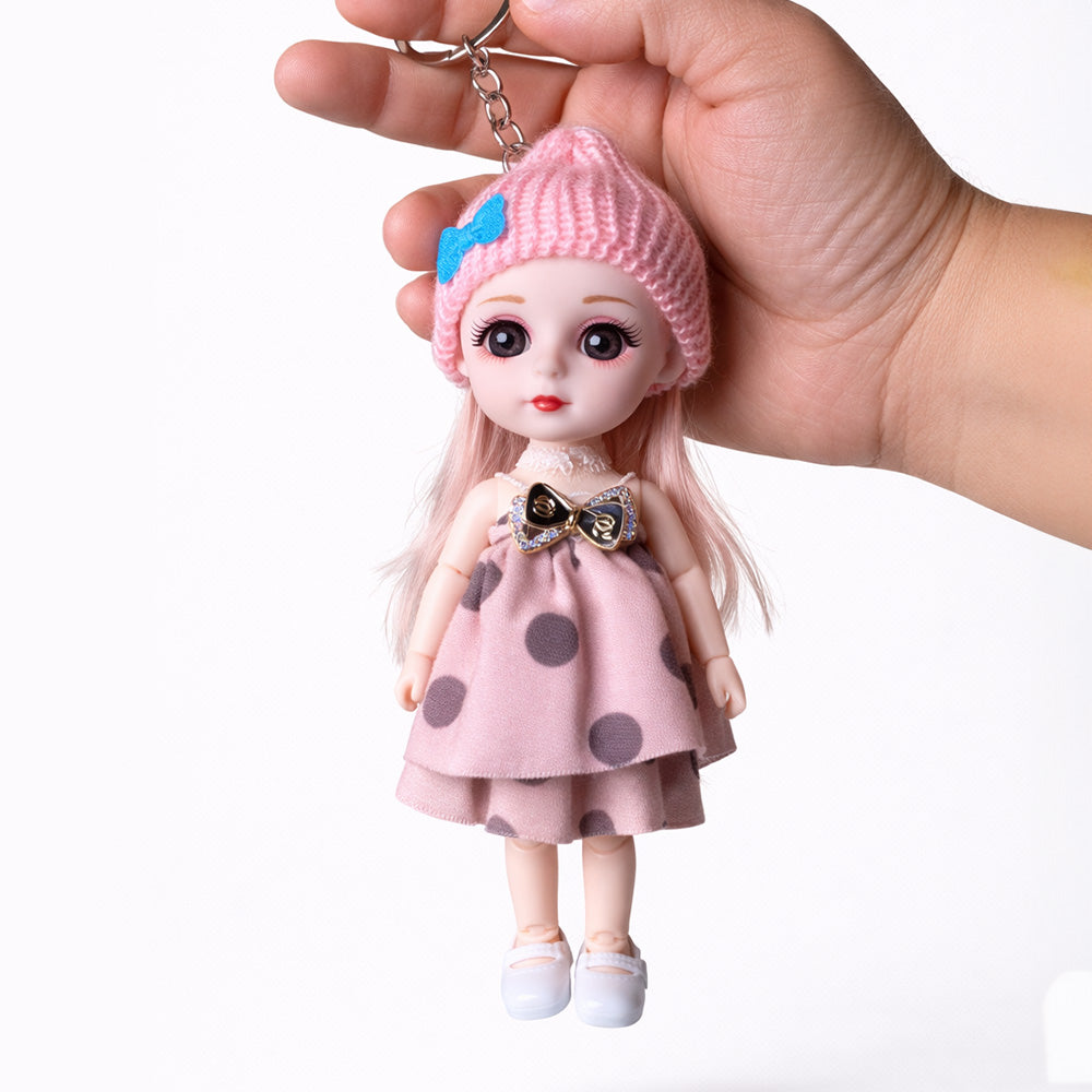 Mini Fashion Doll Keychain