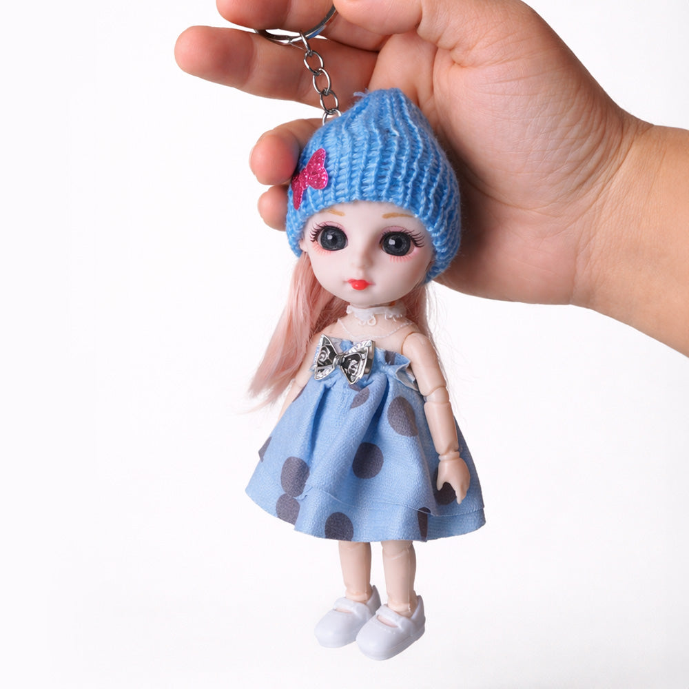 Mini Fashion Doll Keychain