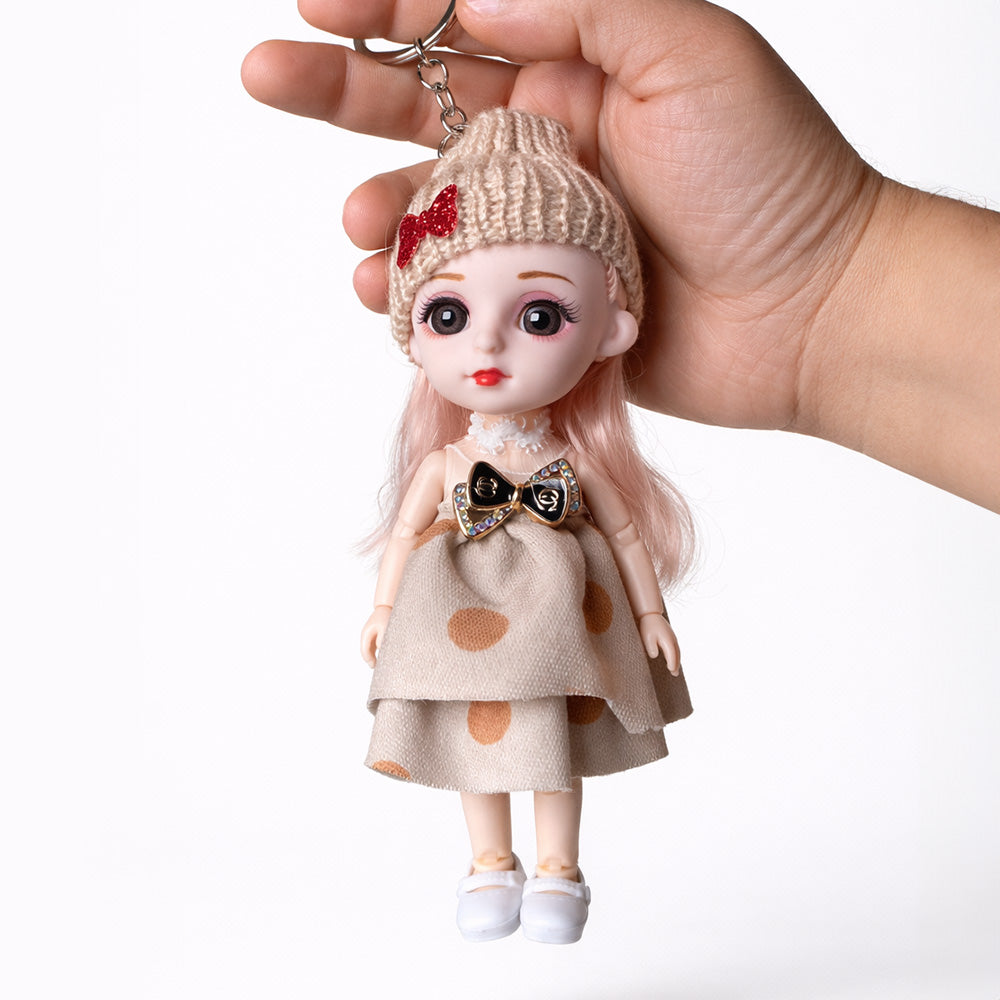 Mini Fashion Doll Keychain