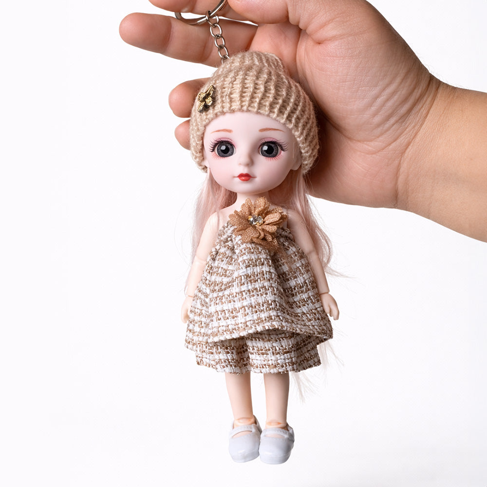 Mini Fashion Doll Keychain