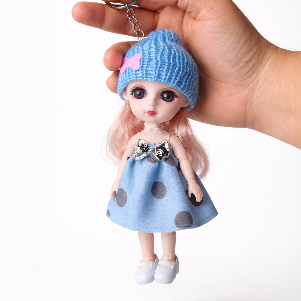Mini Fashion Doll Keychain